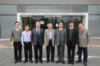 (From left) Dr. Li Hiu Ming, Prof. Lu Gang, Prof. Ji Jun-Sheng, Prof. Chan Wai-Yee, Prof. Wei Bang-Fu, Prof. Bian Xiu-Wu and Dr. Liu Jun